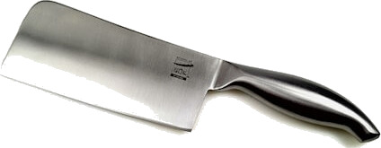 School of Wok Slice and Dice Cleaver 18 cm rustfritt stål School of Wok Slice and Dice Cleaver 18 cm rustfritt stål