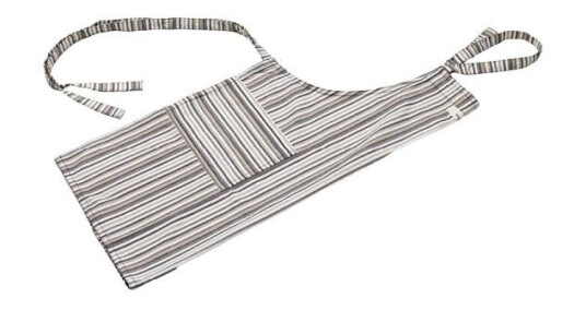 By Mogensen - Forkle small stripes hvit By Mogensen - Forkle small stripes hvit