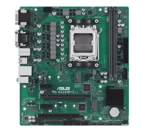 ASUS Pro A620M-C Hovedkort Micro ATX - AMD AM5 sokkel, DDR5, PCIe 4.0 ASUS Pro A620M-C Hovedkort Micro ATX - AMD AM5 sokkel, DDR5, PCIe 4.0