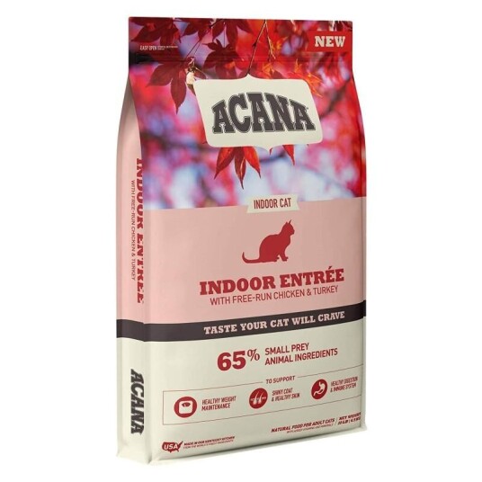 Acana Kattemat Indoor Entrée Kylling & Sild 4,5 kg Acana Kattemat Indoor Entrée Kylling & Sild 4,5 kg