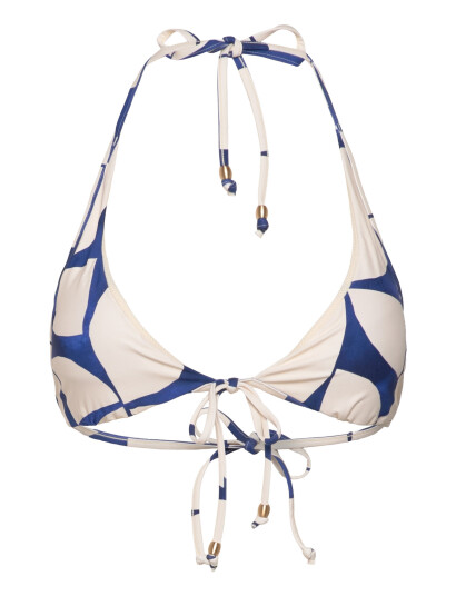 Seafolly Sunray Long Line Halter Bra - Blue - 40