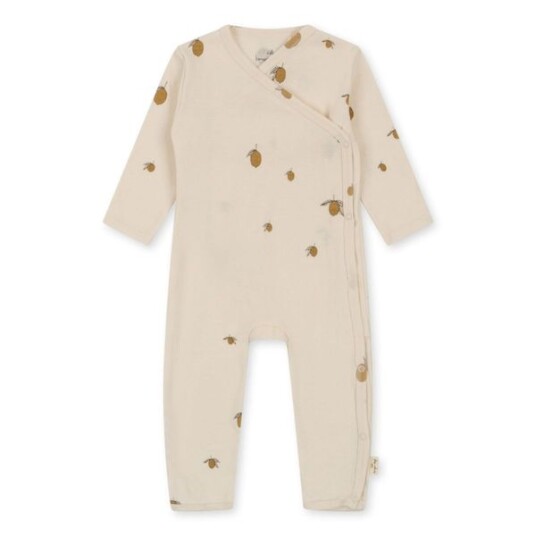 Konges Sløjd Omslagsdress Til Baby Konges Sløjd - Øk.Bomull - Lemon