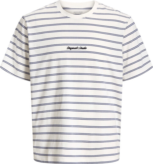 Jack & Jones Jornorrebro Stripe Tee Ss Cn Ln White XL