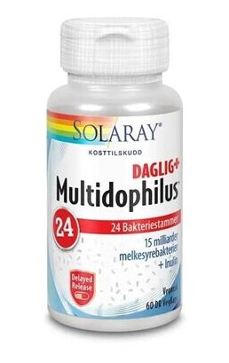 Solaray Multidophilus 24 Daglig Solaray Multidophilus 24 Daglig