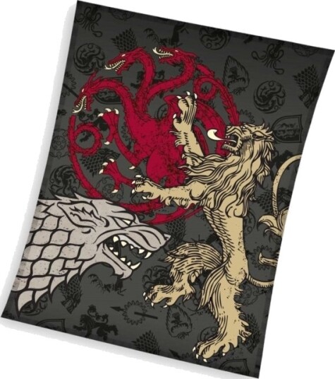 Game Of Thrones Coral Fleece Tæppe 150 X 200 Cm