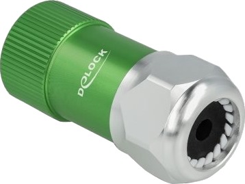 Delock - Kabelgland - 6.4 Mm - Sølv, Grønn