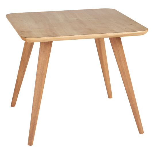 VEGA Sidebord Duneo 55 x 55 x 45, eik natur; 55x55x45 cm (LxBxH); Eik; Kvadratisk