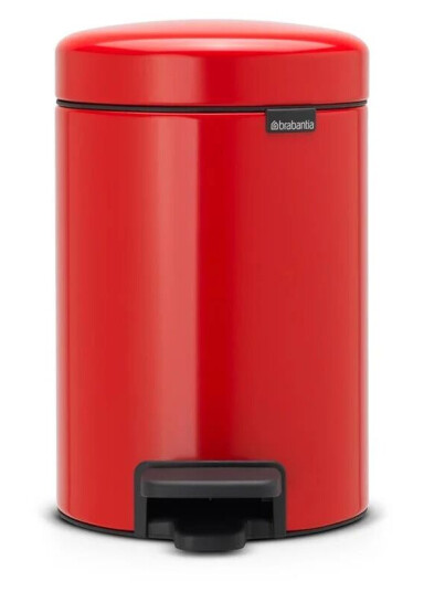 Brabantia New Icon pedalbøtte plastinnerbøtte 3 liter passion red (rød) Brabantia New Icon pedalbøtte plastinnerbøtte 3 liter passion red (rød)