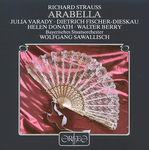 Adolf Dallapozza Bavarian State Opera Chorus Dietrich FischerDieskau Doris Soffel Elfriede Hobarth Helen Donath Helga Schmidt Hermann Becht Hermann Winkler Julia Varady KlausJurgern Kuper Walter Berry Arabella CD