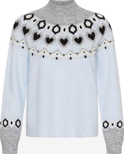 Cream Genser CRCherrie Knit Pullover Blå