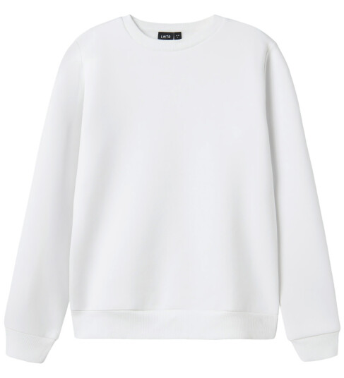 LMTD Nlmfeelin Ls O-Neck Sweat - White - 170-176