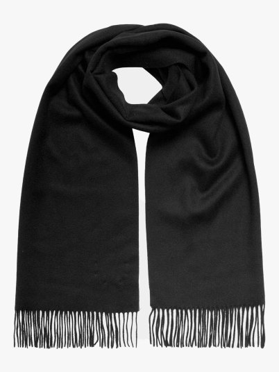 Selected Homme Tope Wool Scarf Sort ONE SIZE