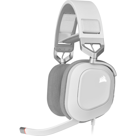 Corsair HS80 RGB USB Premium Gaming Headset - Hvit