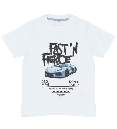 The New Tnsven S_S Tee White 122/128 The New Tnsven S_S Tee White 122/128