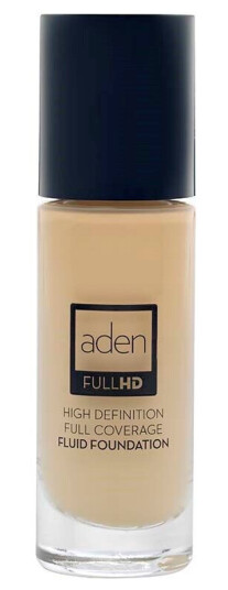 Aden Full HD Fluid Foundation Ivory 02