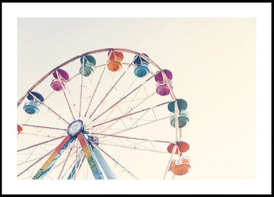 Ferris Wheel Plakat Plakat / 70x100cm