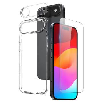 Northjo iPhone Air 3 i 1 beskyttelsessett Gjennomsiktig