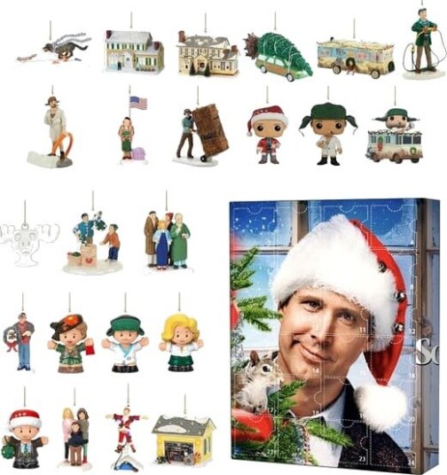 2025 National Lampoon's Christmas Vacation Adventskalender Juletrepynt Griswold Familiefigur Anheng