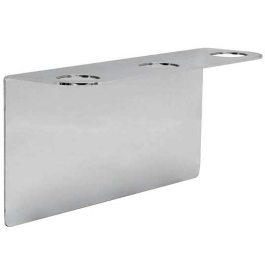 Beslag Design Base Trippel Såpepumpeholder Krom