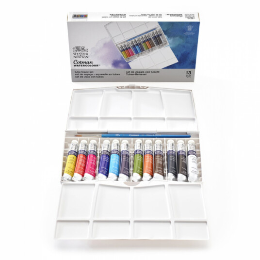 Winsor & Newton Cotman Tube Water Color Painting box Plus 12x8m