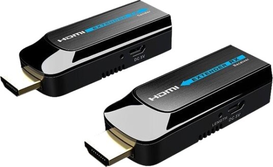 Deltaco HDMI-272 Forlenger 1080p 60Hz med 40m Rekkevidde - Svart