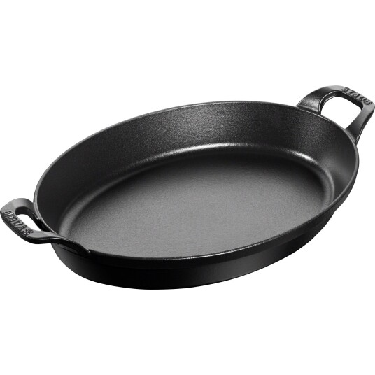 Staub La Cocotte Oval Form/Fat Svart 32 cm 2,6 l Staub La Cocotte Oval Form/Fat Svart 32 cm 2,6 l