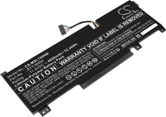 Batteri til MSI Pulse GL76 11UDK m.fl. MSL760NB Batteri til MSI Pulse GL76 11UDK m.fl. MSL760NB