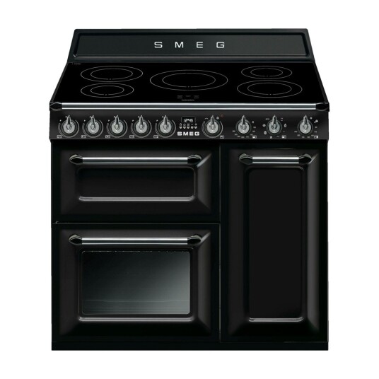 Smeg Victoria TR93IBL2 90 cm Induksjonskomfyr med 5 Kokeplater - Svart Smeg Victoria TR93IBL2 90 cm Induksjonskomfyr med 5 Kokeplater - Svart
