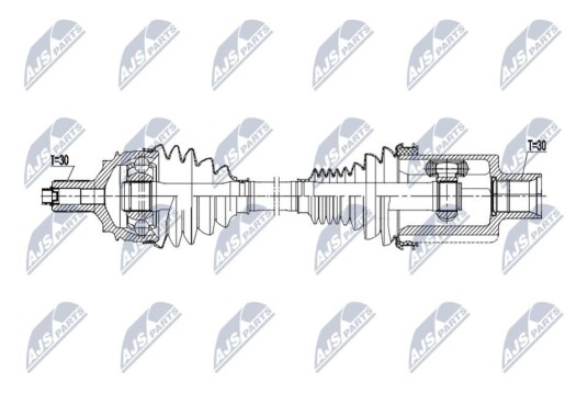 Nty Drivaksel NTY NPW ME 208