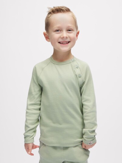 Gullkorn Villvette Longsleeve Grønn 116 Gullkorn Villvette Longsleeve Grønn 116