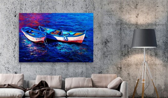 Tavle Abandoned Boats 90X60 Artgeist sp. z o. o.