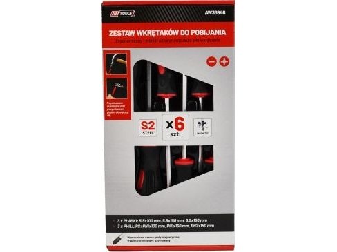 Perforeringsskrutrekkere Aw-Tools Awtools Sett 6 Stk (Aw36946)