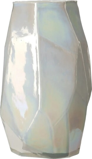 POLSPOTTEN Vase Graphic White Ø25.5X H40.5CM POLSPOTTEN Vase Graphic White Ø25.5X H40.5CM
