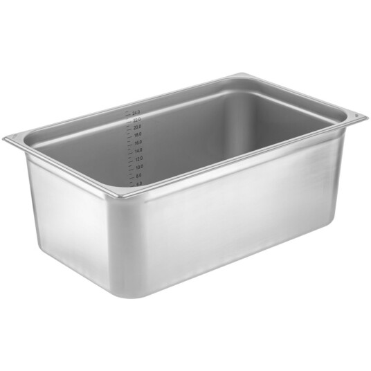 VEGA Kantine Premium GN 1/1; Størrelse GN 1/1, 27.8l, 53x32.5x20 cm (LxBxD); Sølvfarge