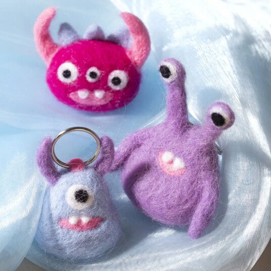 Creativ Company Krea-Monster Nålefilt dine egne monstre