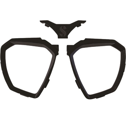 Scubapro D-maske fargekit svart Scubapro D-maske fargekit svart