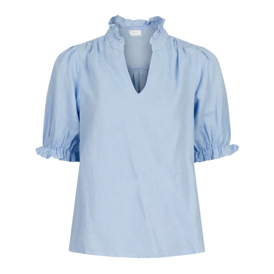 Neo Noir Odesa Linen Blouse