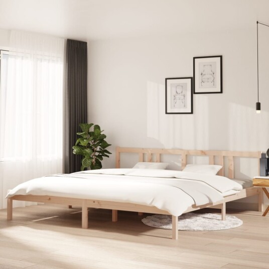 vidaXL Sengeramme heltre 200x200 cm vidaXL Sengeramme heltre 200x200 cm