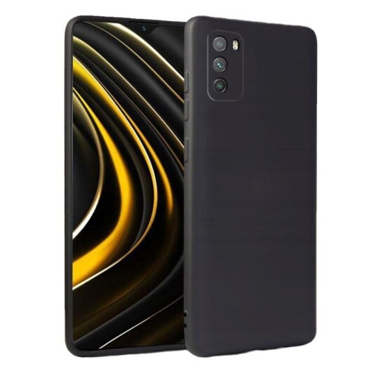 Tech-Protect Xiaomi Poco M3 Tech-Protect Icon Silikondeksel -Svart