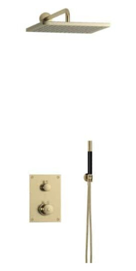Tapwell Box7268 ED2 Takdusj Innbygging Honey Gold / 300x300mm (TA-9425397)