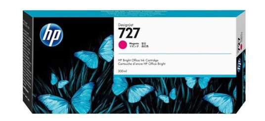 HP 727 / F9J77A High Capacity Magenta Ink - Blekkpatron Rød HP 727 / F9J77A High Capacity Magenta Ink - Blekkpatron Rød