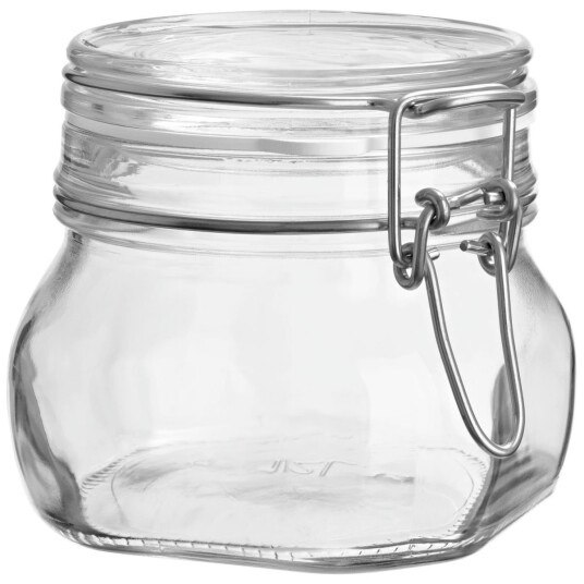 Bormioli Rocco Glasskrukke Fido Terrina; 56cl, 10.6x10.1 cm (ØxH); Transparent; Rund; 12 Stykk / Forpakning