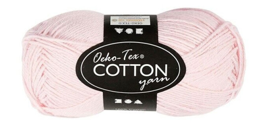 Creativ Company Cotton yarn Dusty Rose 50gr 170m Creativ Company Cotton yarn Dusty Rose 50gr 170m