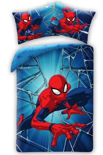 Spider-Man Dynamiskt Barnsängset 100×135 cm 40×60 cm Perfekt för Superhjälteälskare!
