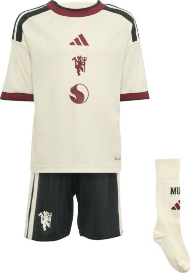 Manchester United Tredjedrakt 2026/27 Mini kit Barn   adidas størrelse 92 cm