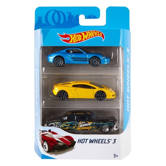Hot Wheels Minibil Assorteret 3 biler