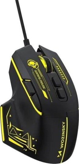 Wozinsky WMGK-1181W Wired Optical Gaming Mouse 7200 DPI Backlight Black and Yellow Wozinsky WMGK-1181W Wired Optical Gaming Mouse 7200 DPI Backlight Black and Yellow