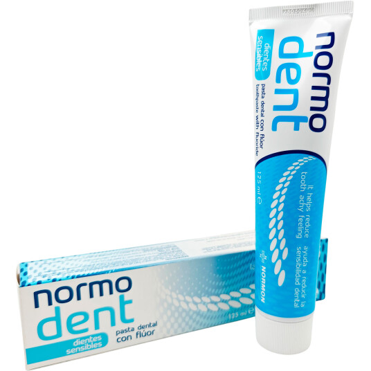 Tannkrem mot is i tennene NORMODENT Sensitive Teeth Extra Fluoride 125ml Tannkrem mot is i tennene NORMODENT Sensitive Teeth Extra Fluoride 125ml