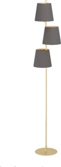 Eglo Almeida 2 Gulvlampe 3Xe27 H1670 Messing/Cappuccino Eglo Almeida 2 Gulvlampe 3Xe27 H1670 Messing/Cappuccino