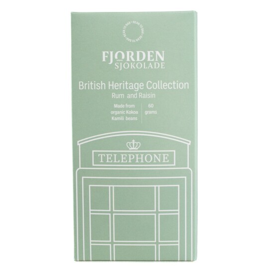 Fjorden Sjokolade British Heritage Collection Fruit and nut Fjorden Sjokolade British Heritage Collection Fruit and nut